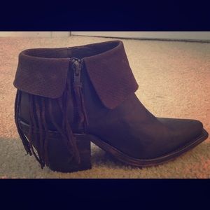 These Cowgirl boots I bought in Nashville.